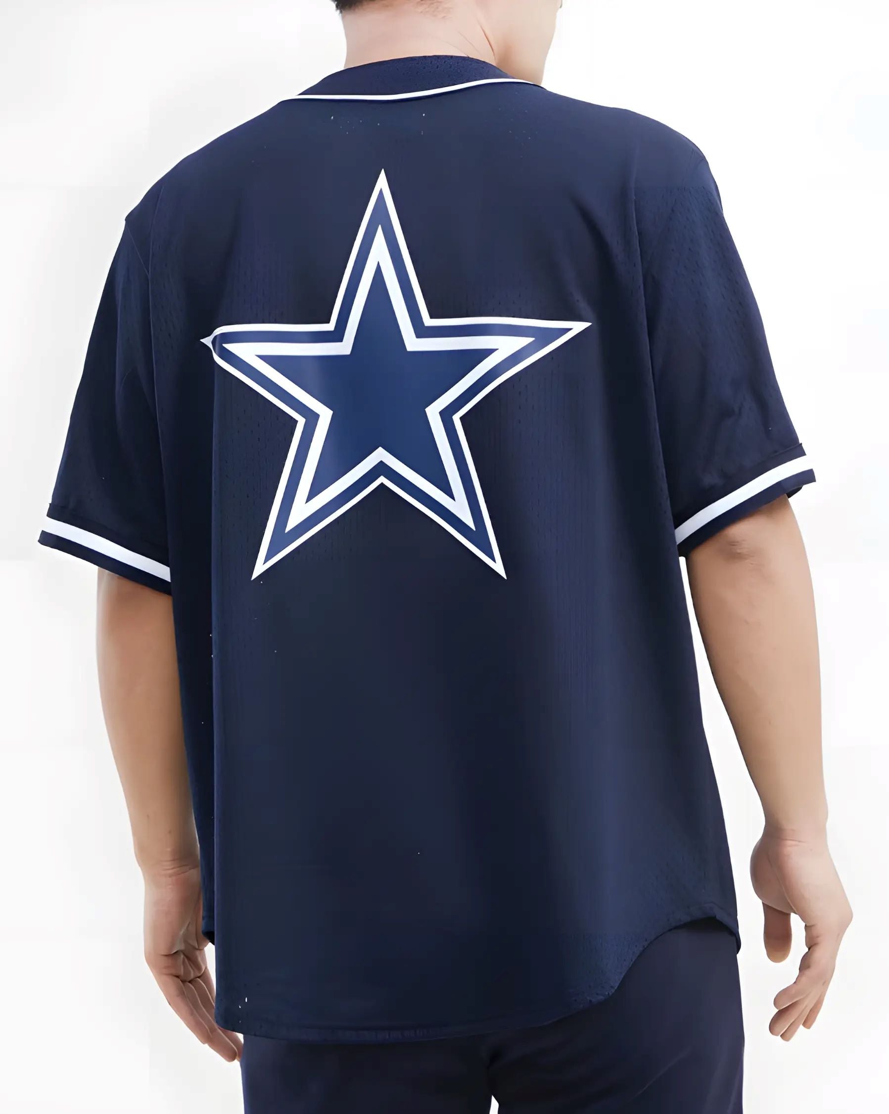 Playera Fútbol Americano Button UP NFL Cowboys