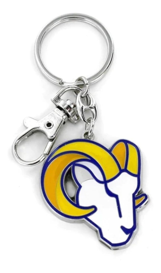 Llavero Aminco Logo Metalico Rams