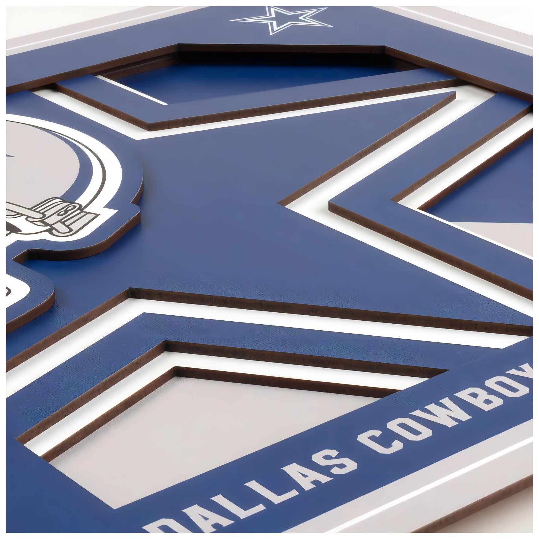 Cuadro NFL You The Fan 3D Logo Cowboys