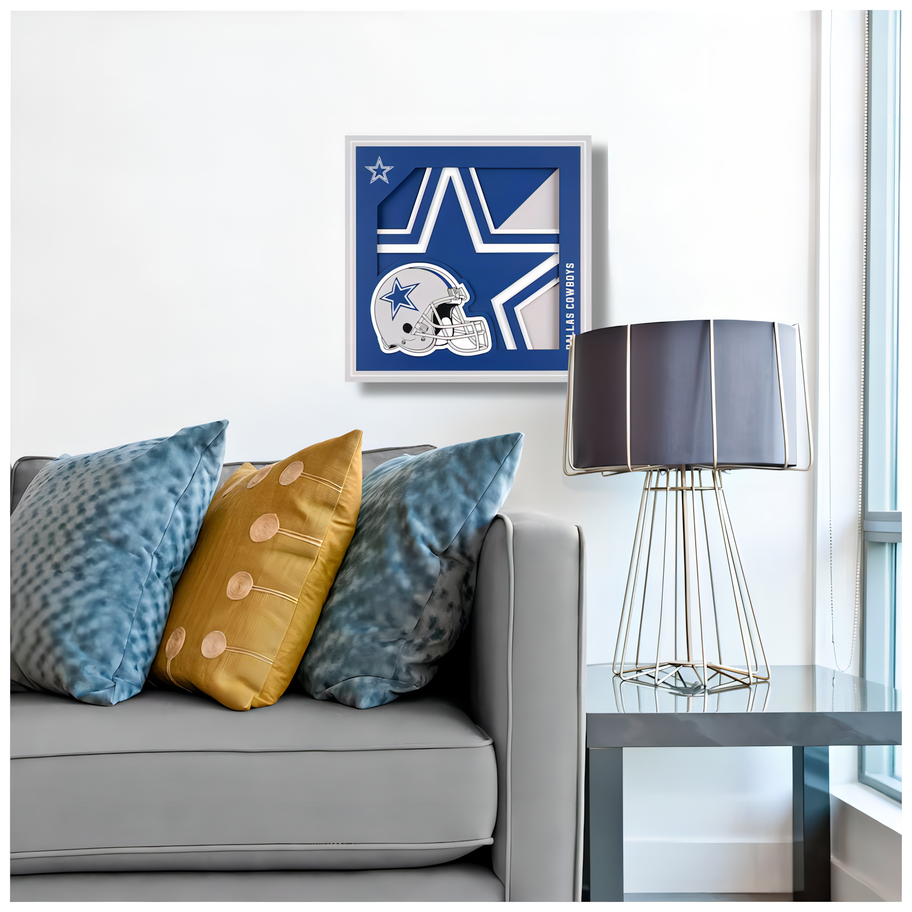 Cuadro NFL You The Fan 3D Logo Cowboys