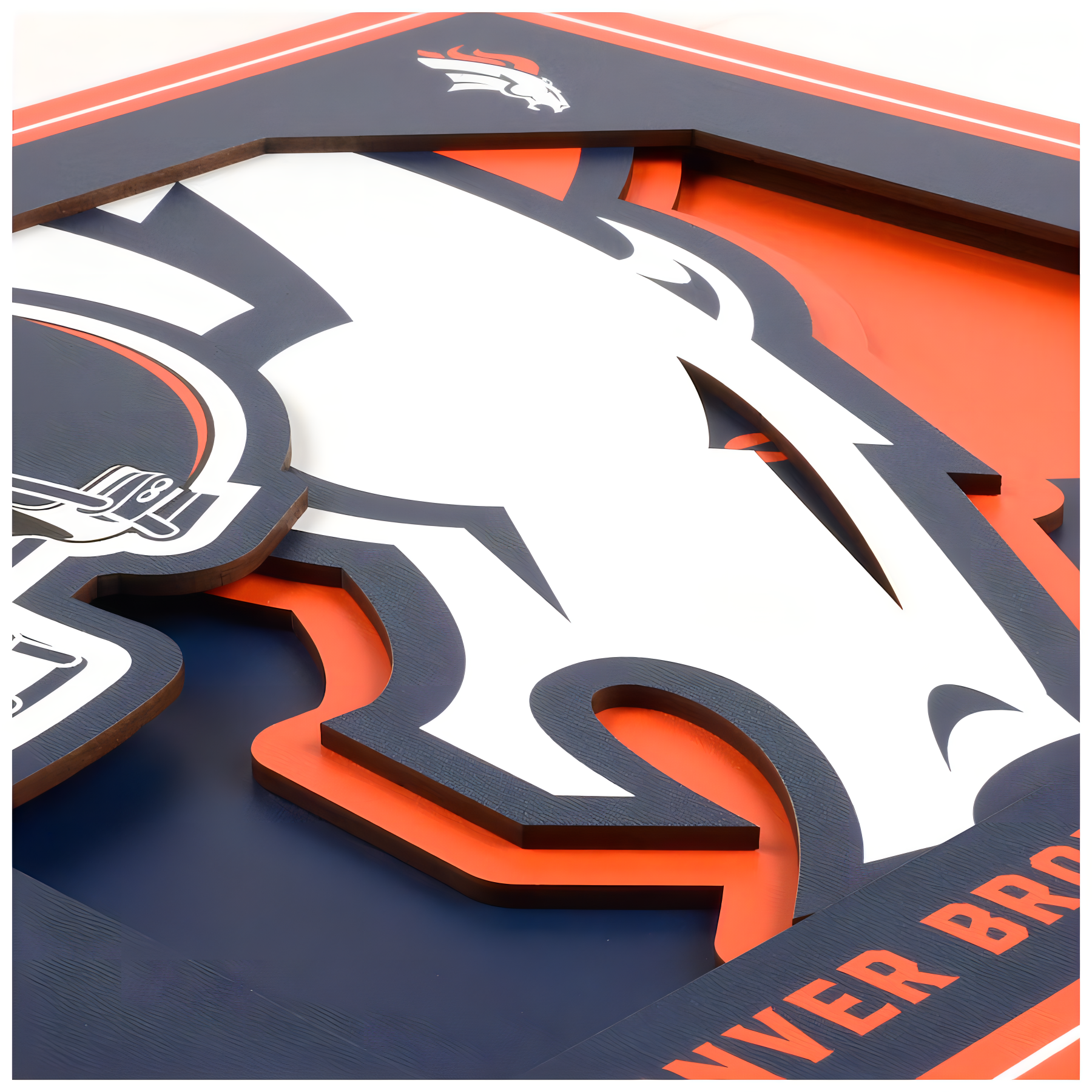 Cuadro NFL You The Fan 3D Logo Broncos
