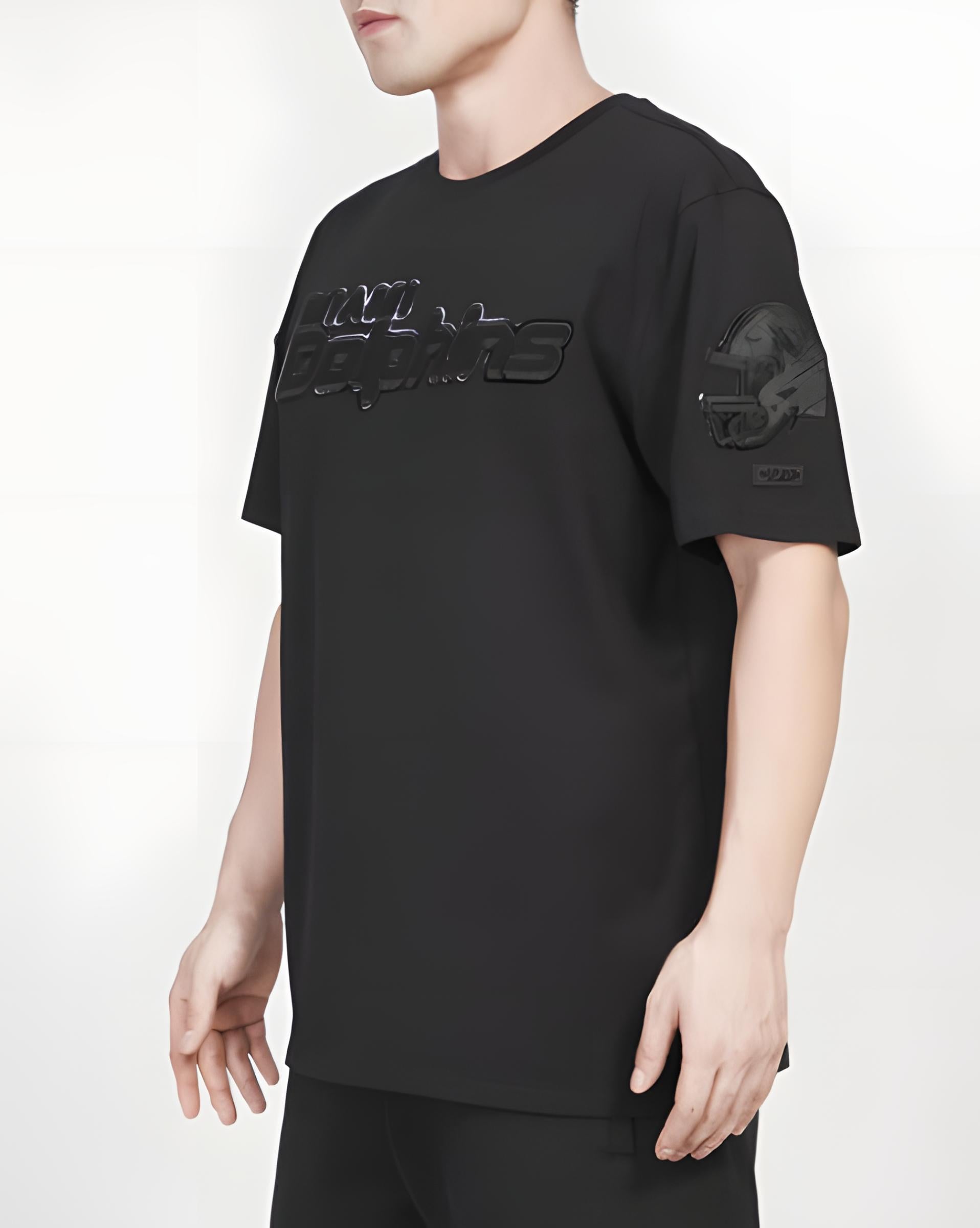 Playera Fútbol Americano Triple Black NFL Dolphins