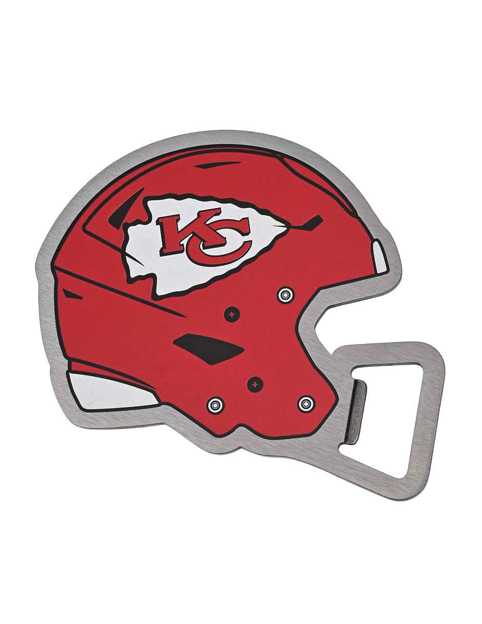 Imán Destapador De Botella Casco NFL Kansas City Chiefs