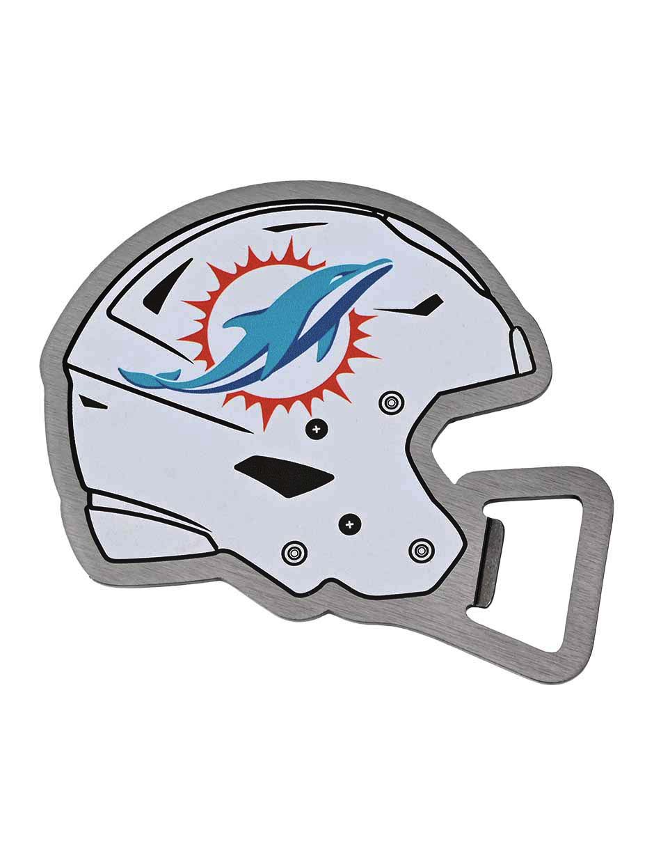 Imán Destapador De Botella Casco NFL Miami Dolphins