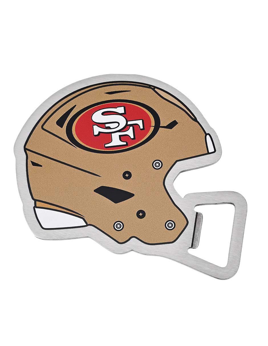 Imán Destapador De Botella Casco NFL San Francisco 49ers