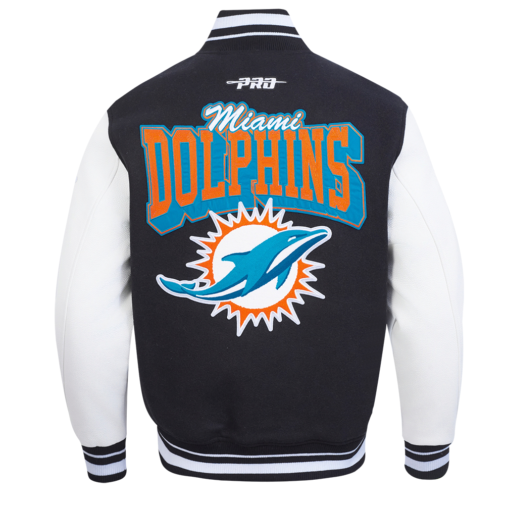 Chamarra Varsity Pro Standard Team Badge Miami Dolphins