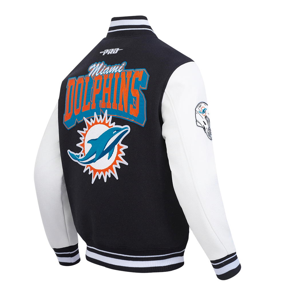 Chamarra Varsity Pro Standard Team Badge Miami Dolphins