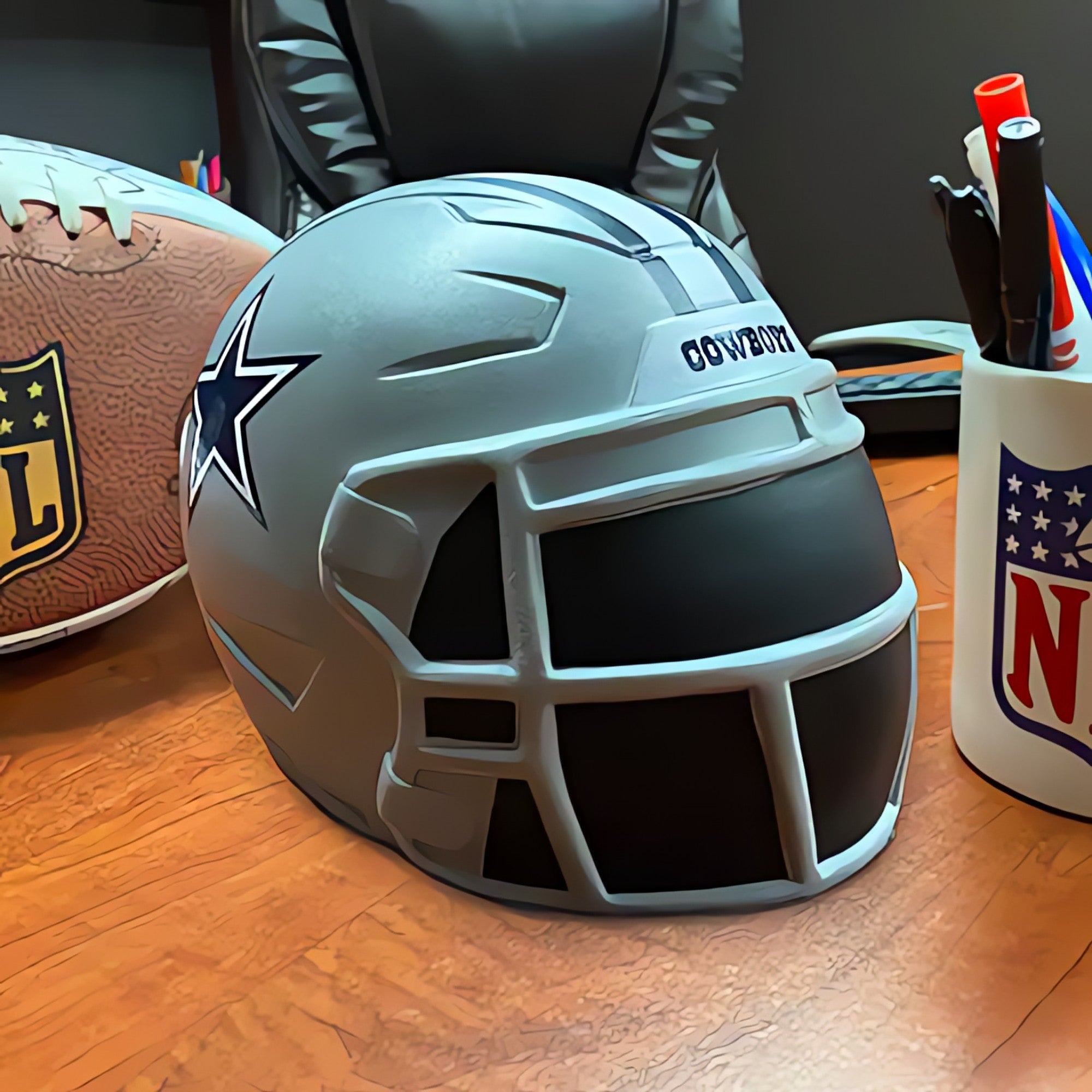 Squishy Casco Jumbo Squeezy NFL Dallas Cowboys