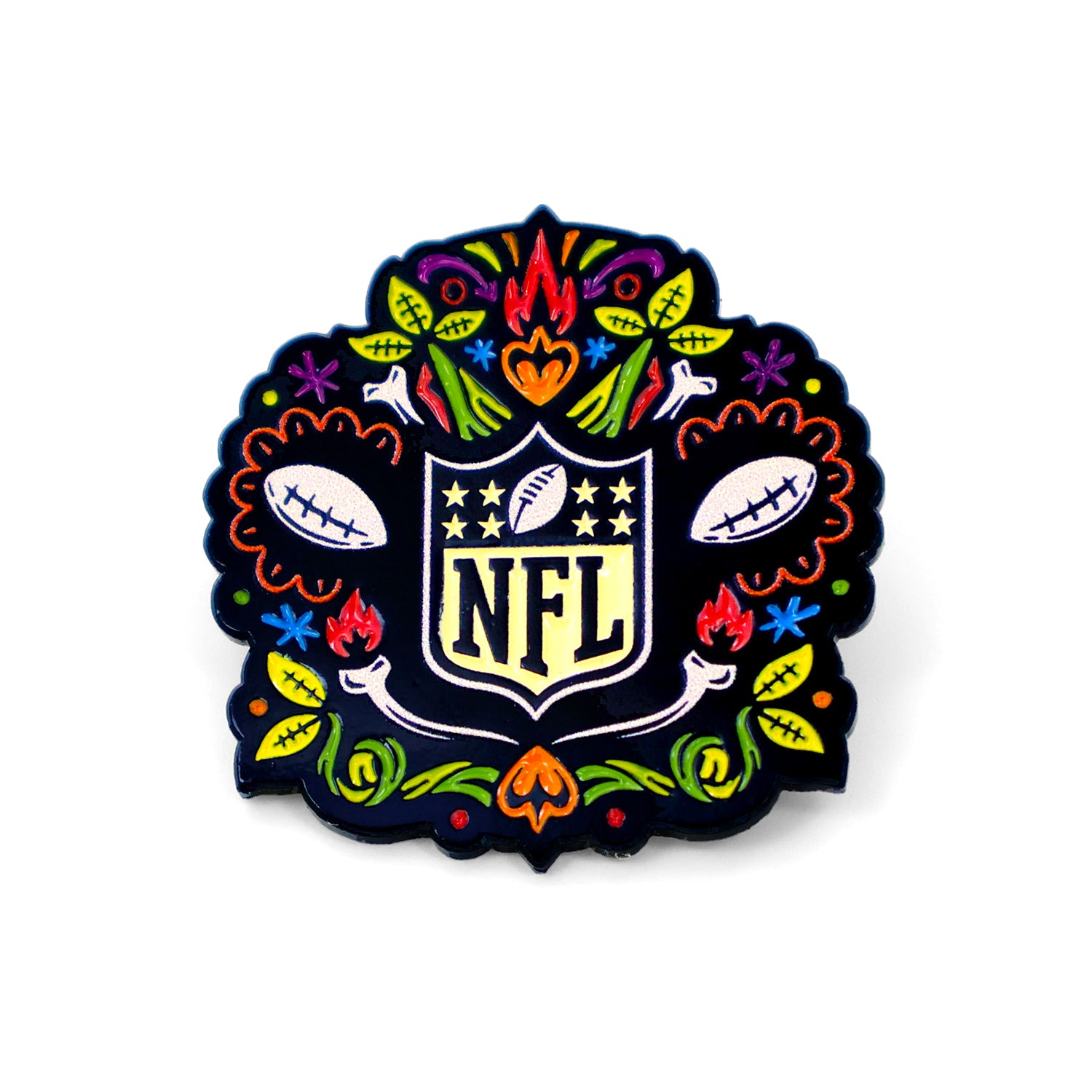 Pin Aminco Hasta La Muerte 25 NFL Shield