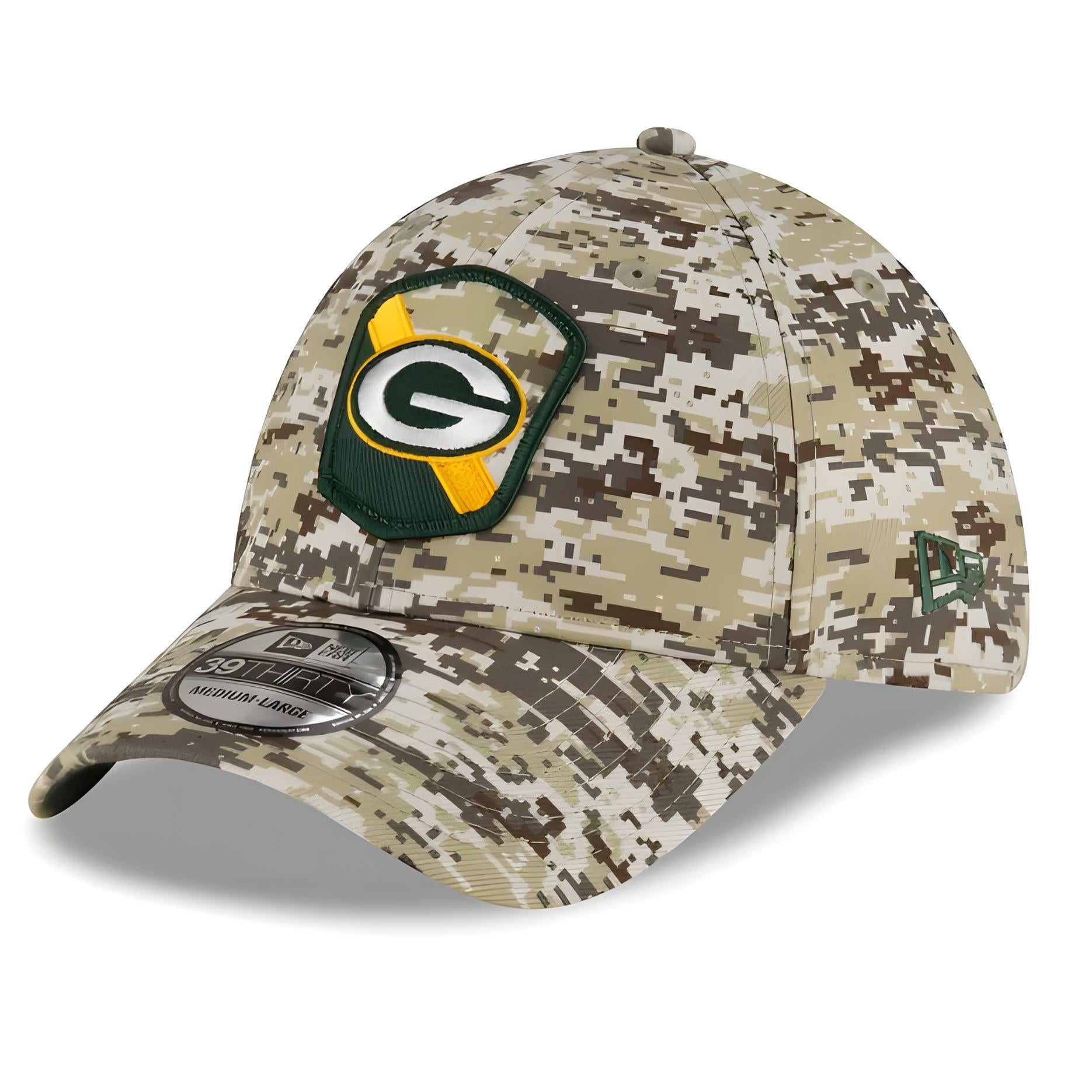 Gorra New Era 3930 Salute to Service 23 Camo Packers