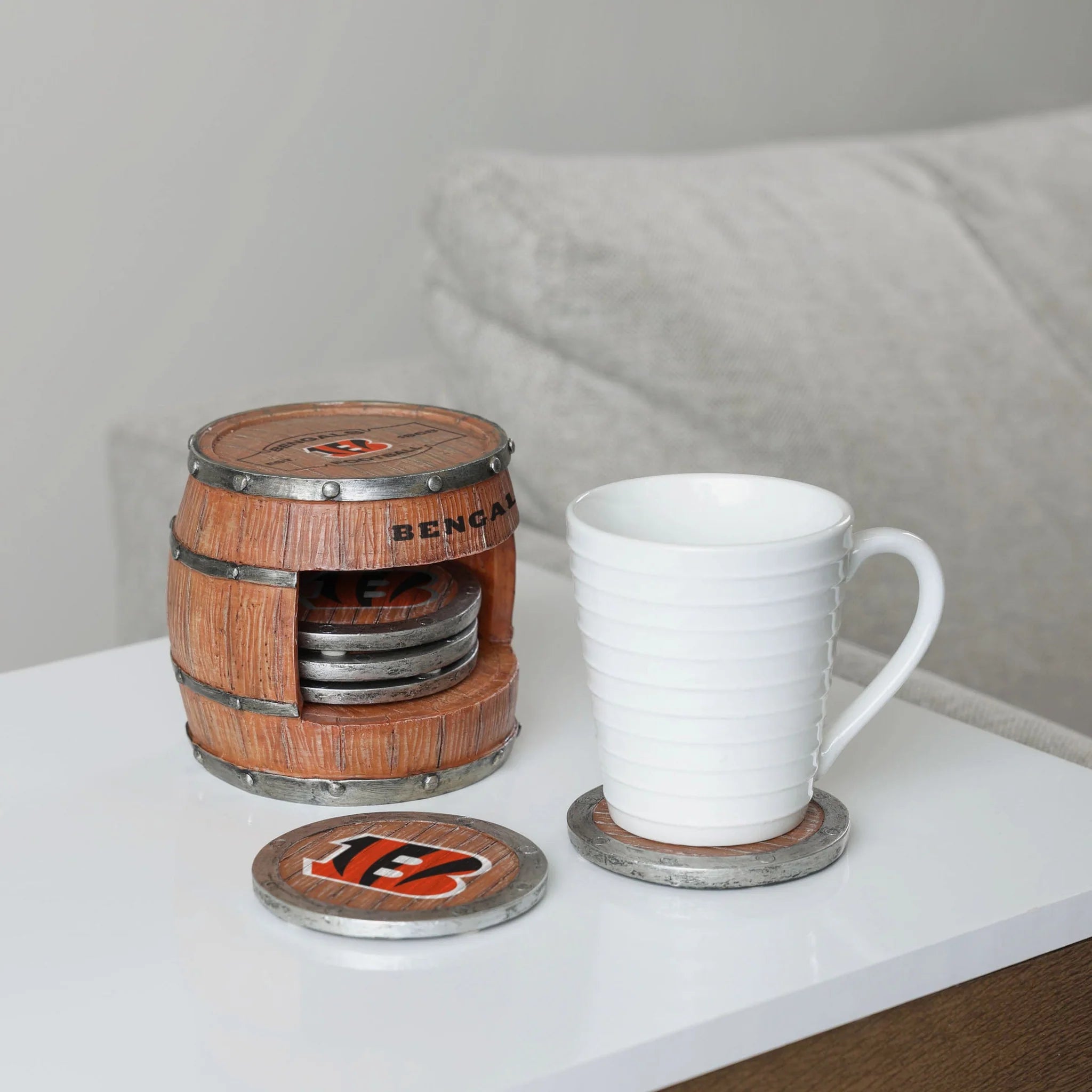 Porta Vaso Barril Foco Cincinnati Bengals