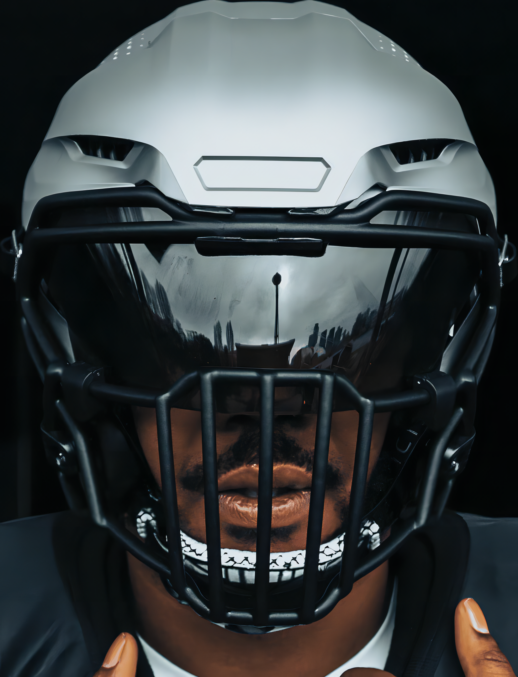 Casco Fútbol Americano Vicis Zero2 Trench Adulto Blanco