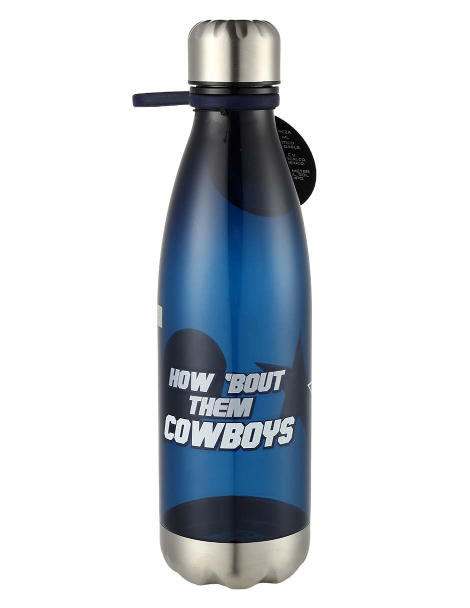 Botella De Plástico NFL Water Bottle 750ml Dallas Cowboys