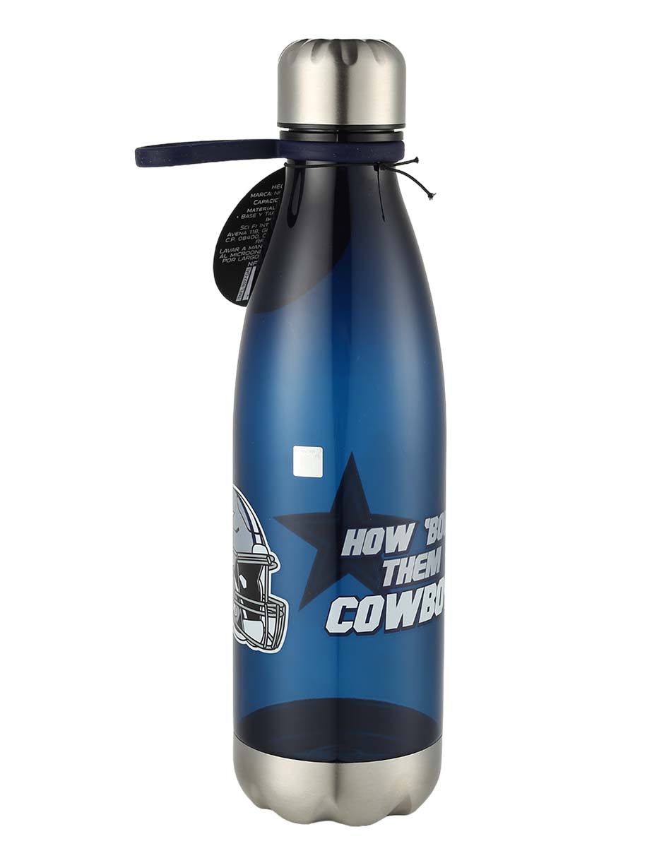 Botella De Plástico NFL Water Bottle 750ml Dallas Cowboys