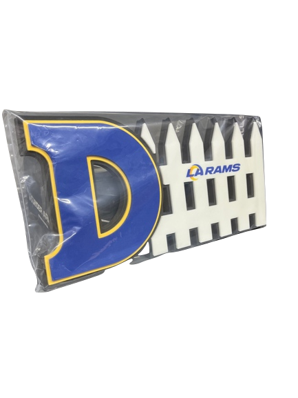Letrero Foam 3D Defense Wall Sign Rams