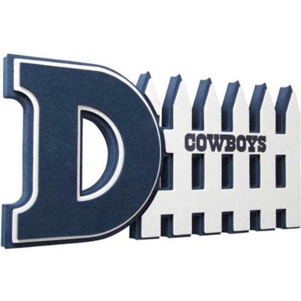 Letrero Foam 3D Defense Wall Sign Cowboys
