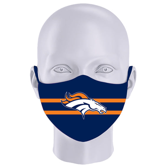 Cubrebocas NFL Broncos (Set de 3 Pzas)