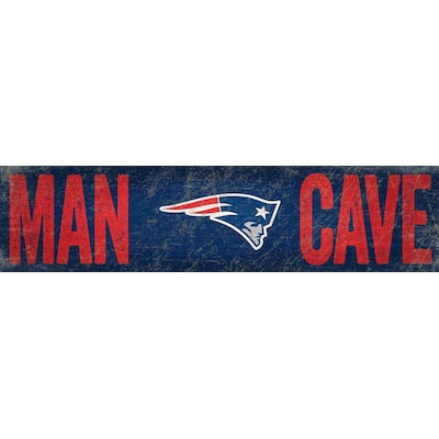 Letrero Madera Man Cave Sign Patriots
