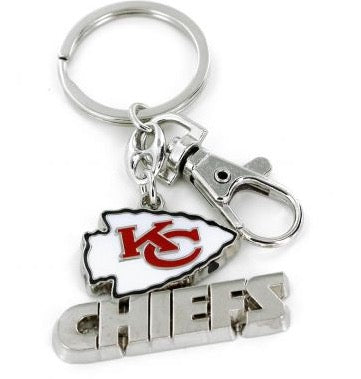 Llavero Aminco Logo Metálico Chiefs