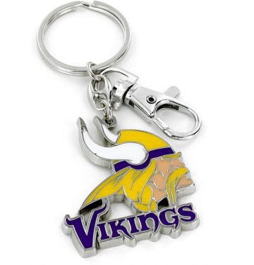 Llavero Aminco Logo Metalico Vikings