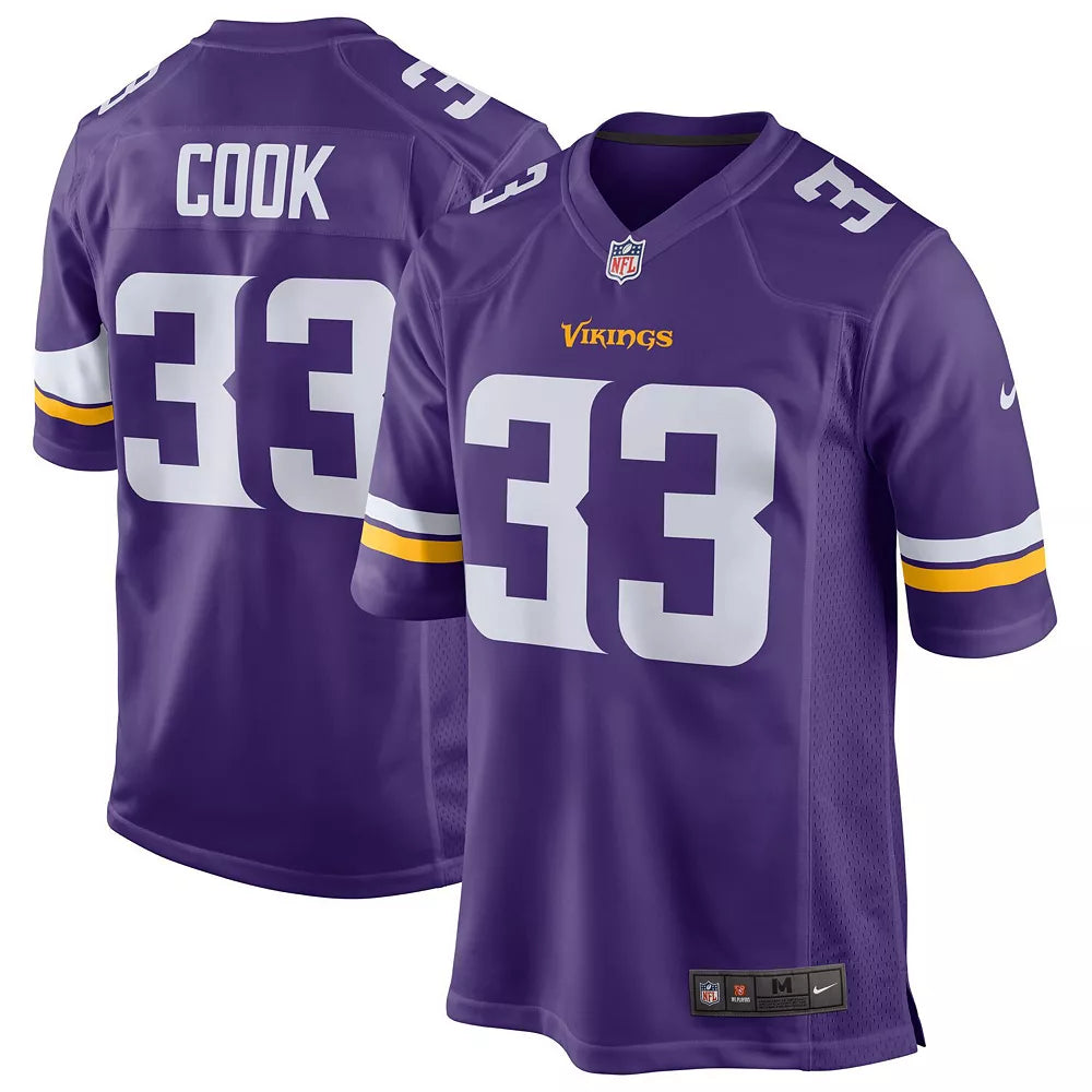 Jersey Game Yth Vikings Cook TC Juvenil