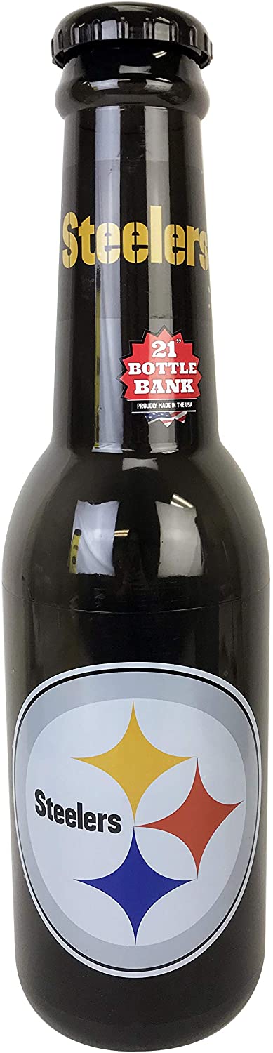 Botella Alcancía Jumbo Steelers