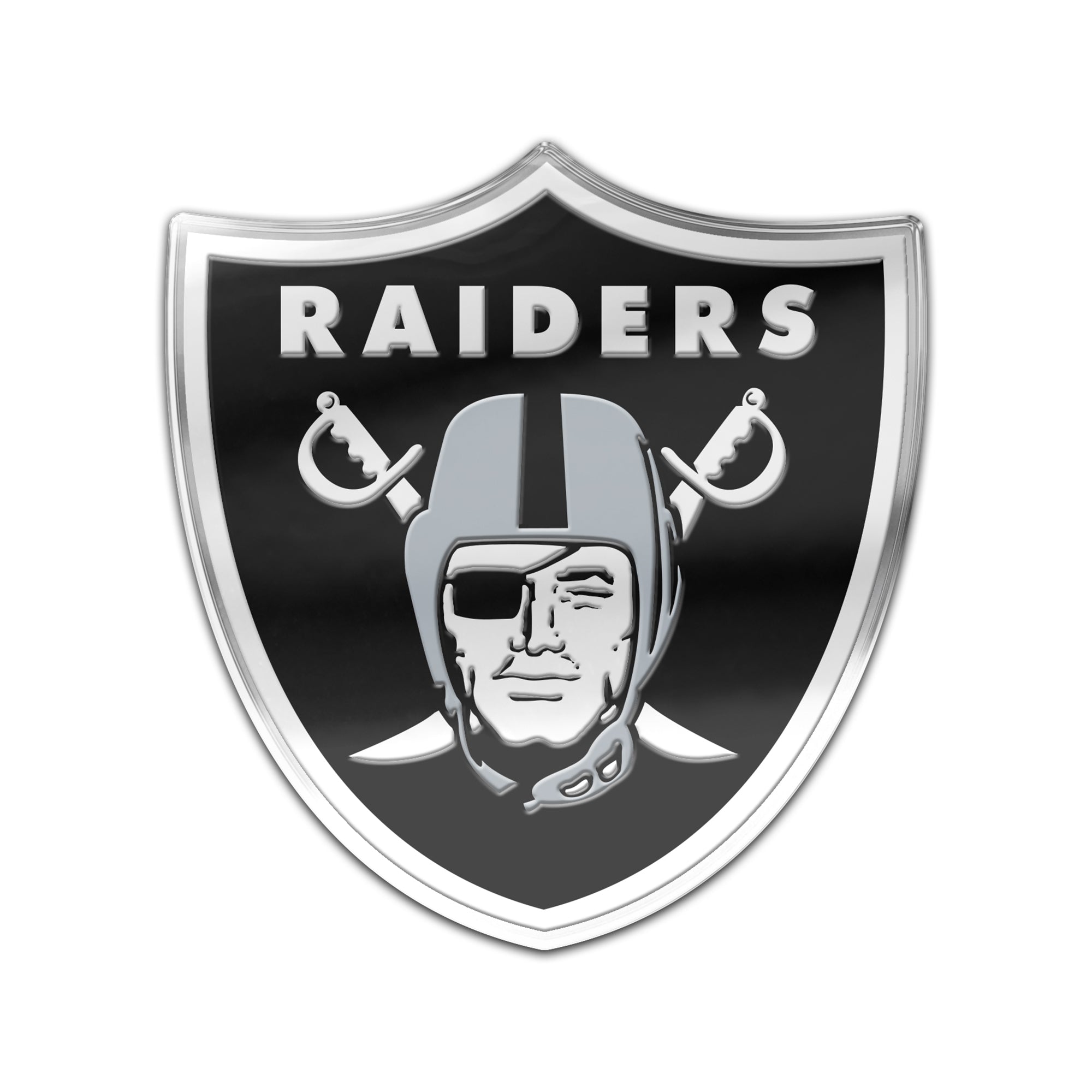 Auto Emblema WinCraft Aluminum Raiders