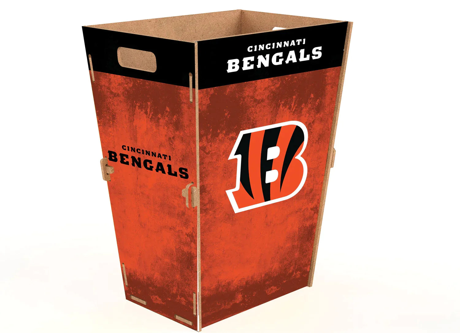 Bote Madera Trash Bin Fœtbol Americano NFL Bengals