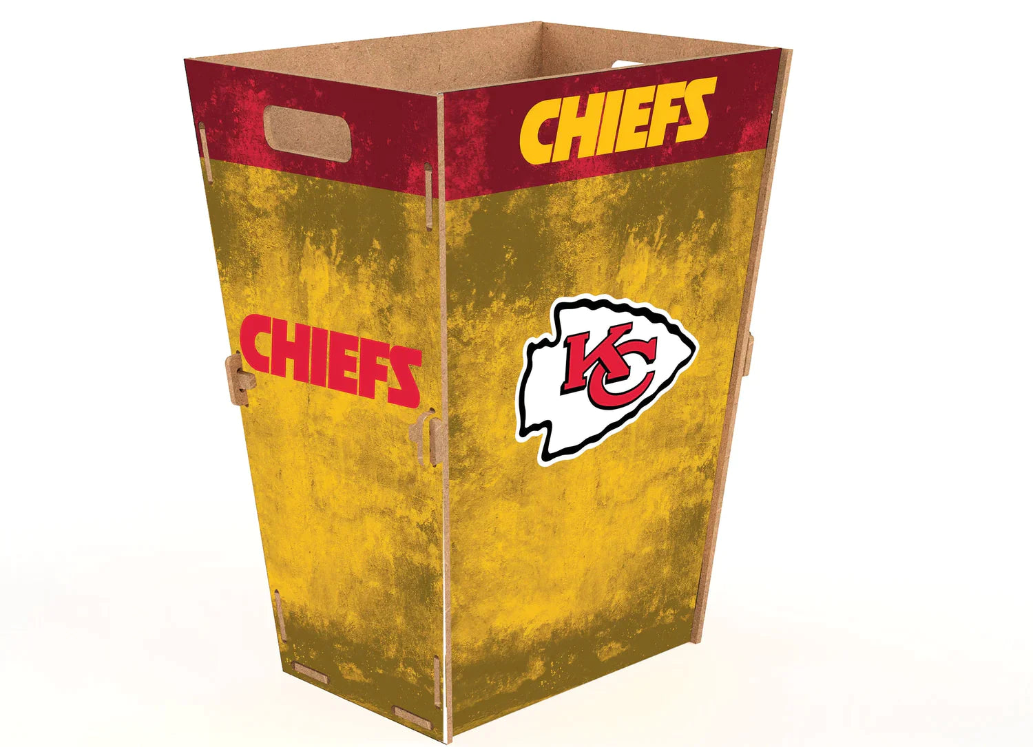 Bote Madera Trash Bin Fœtbol Americano NFL Chiefs
