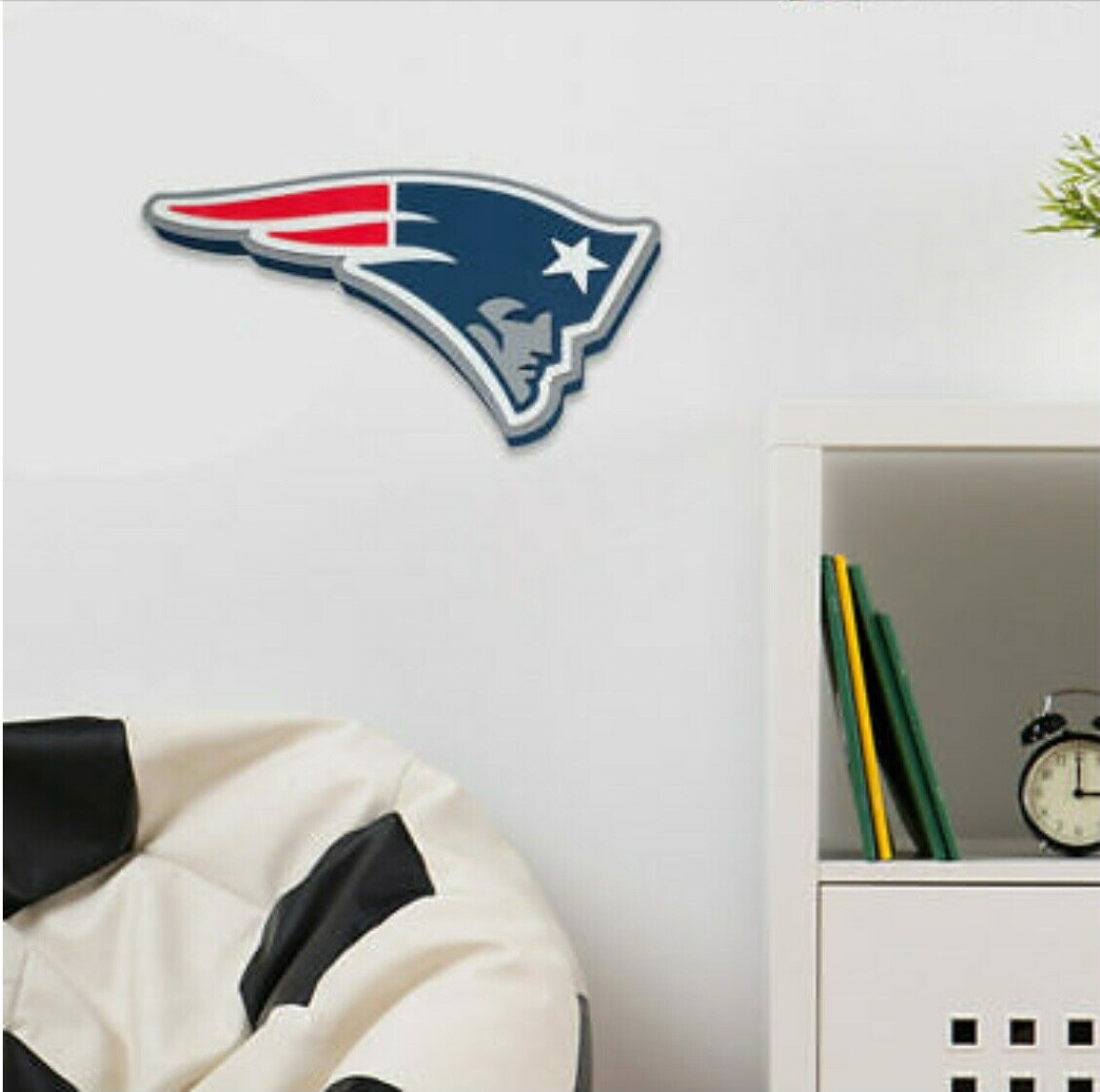 Letrero Foam 3D Logo Wall Sign Patriots