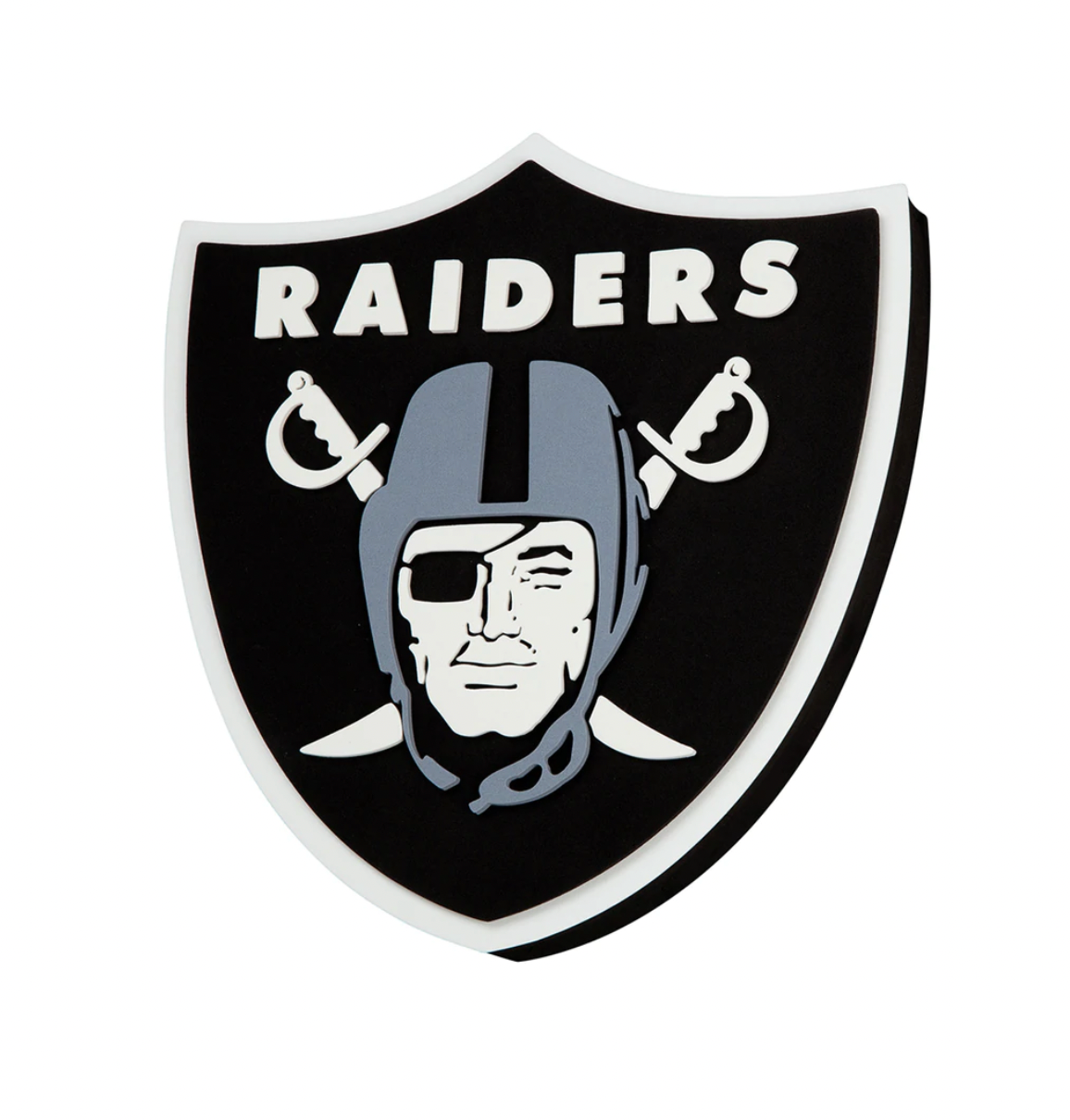 Letrero Foam 3D Logo Wall Sign Raiders