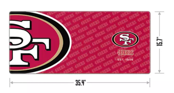 Tapete Desk Pad Logo 49Ers