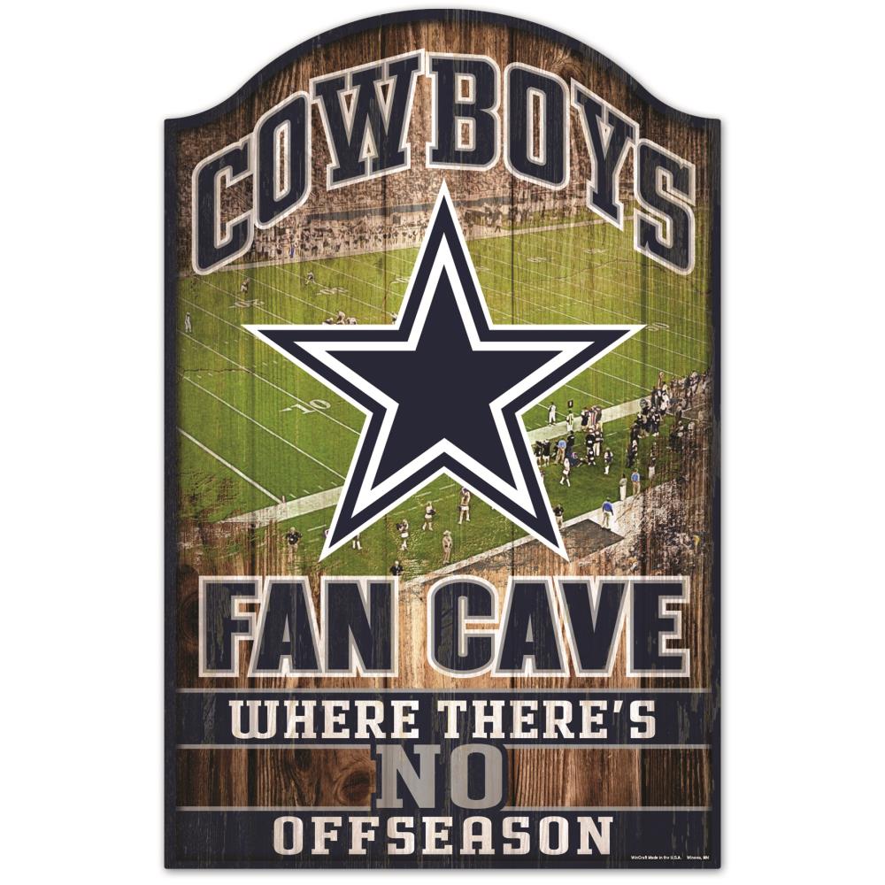Letrero Madera Wincraft Fan Cave Cowboys