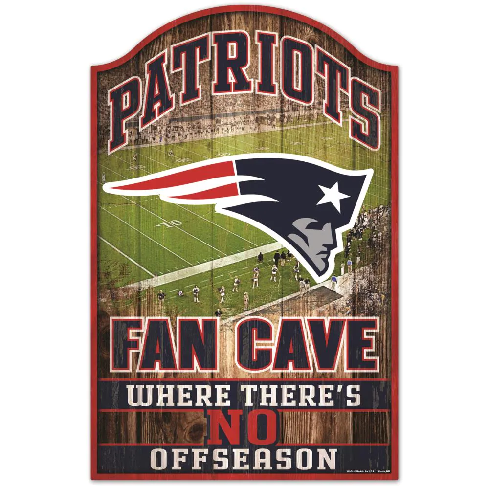 Letrero Madera Wincraft Fan Cave Patriots