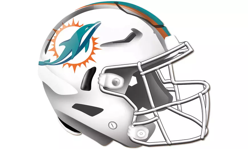 Letrero Madera Authentic Helmet Dolphins