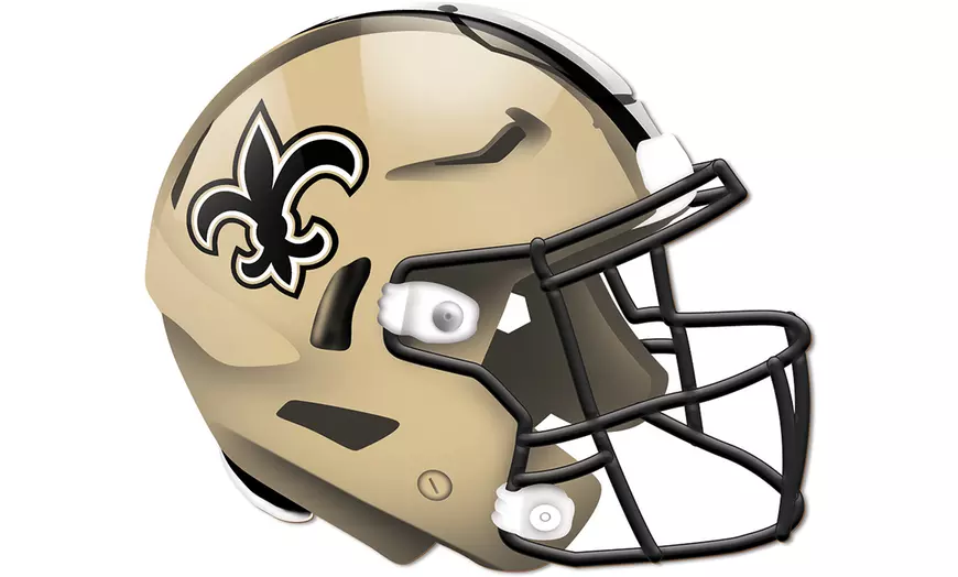Letrero Madera Authentic Helmet Saints