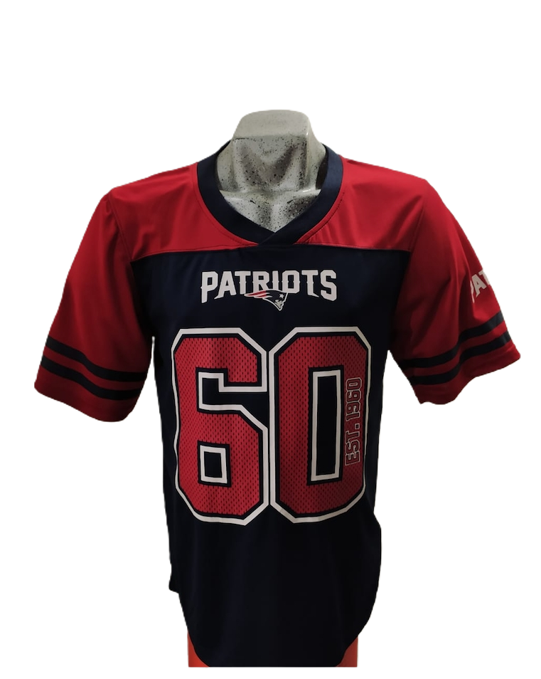 Playera Jersey NFL 18 Patriots Hombre