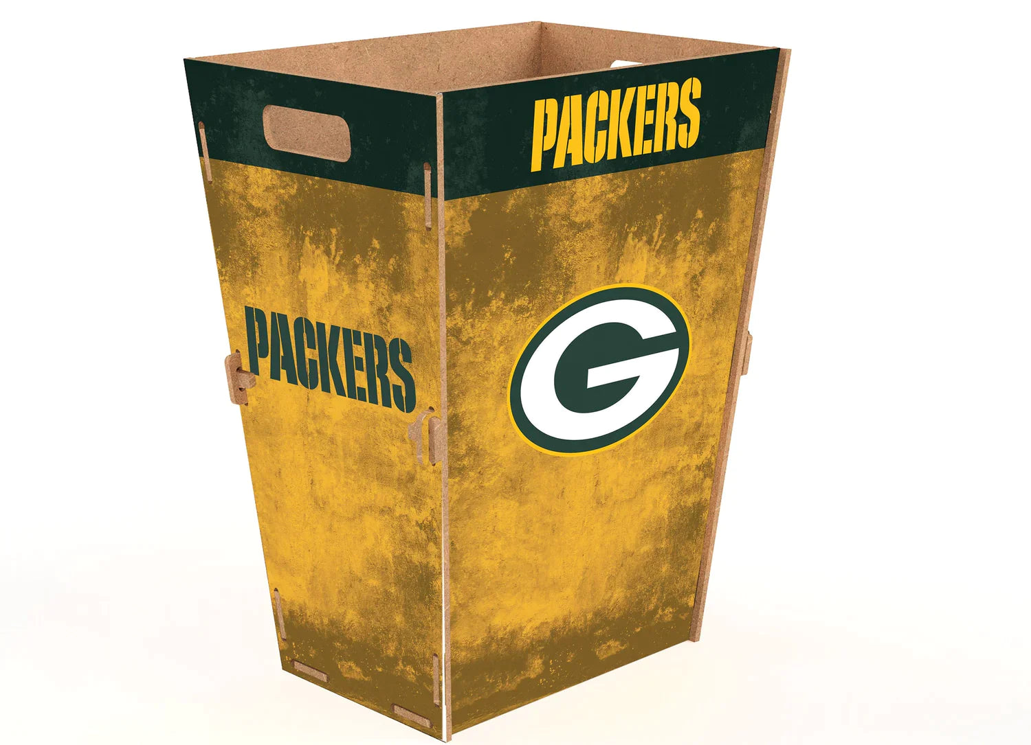 Bote Madera Trash Bin Fútbol Americano NFL Packers