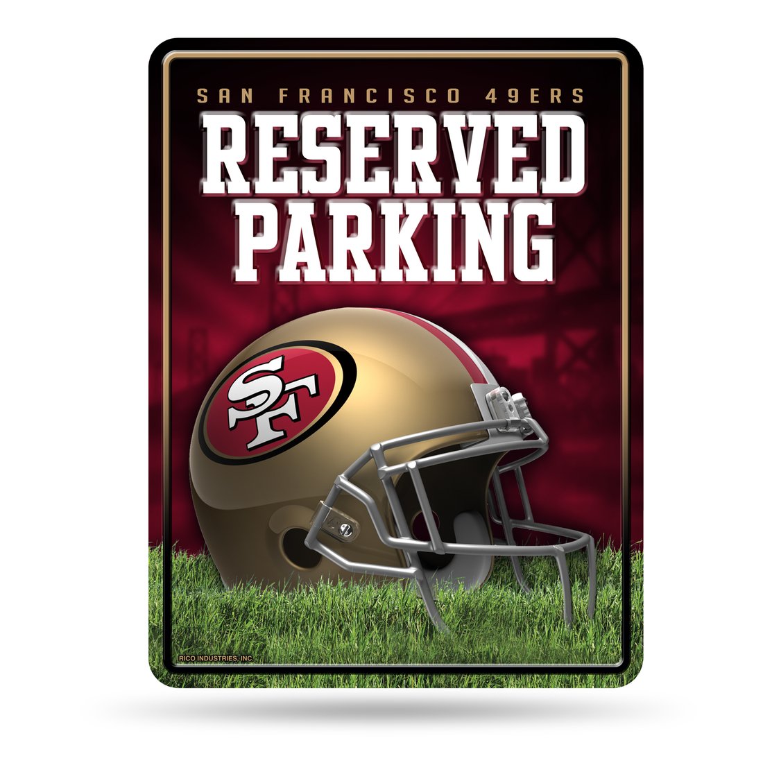 Letrero Metálico Parking Sign 49Ers