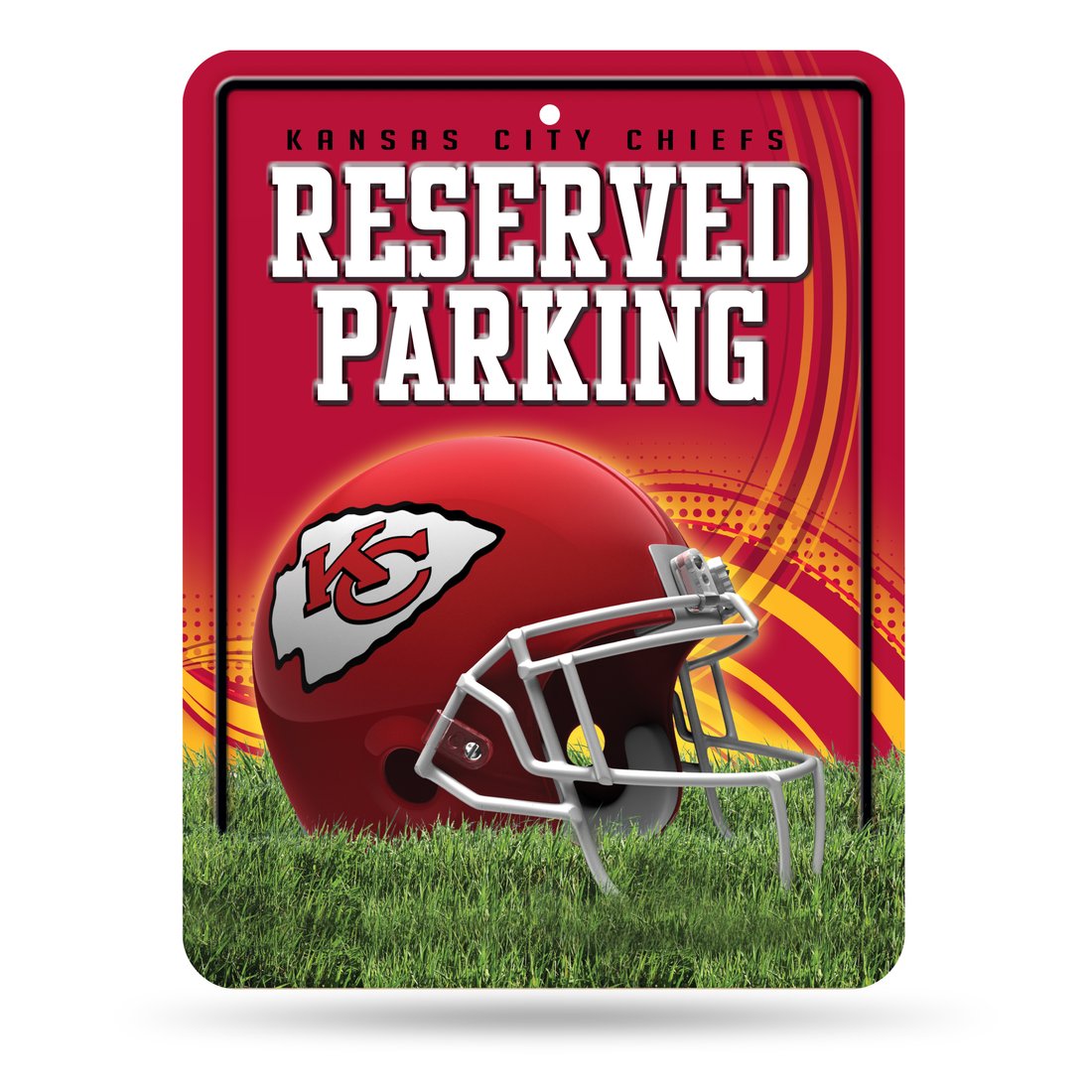 Letrero Metálico Parking Sign Chiefs