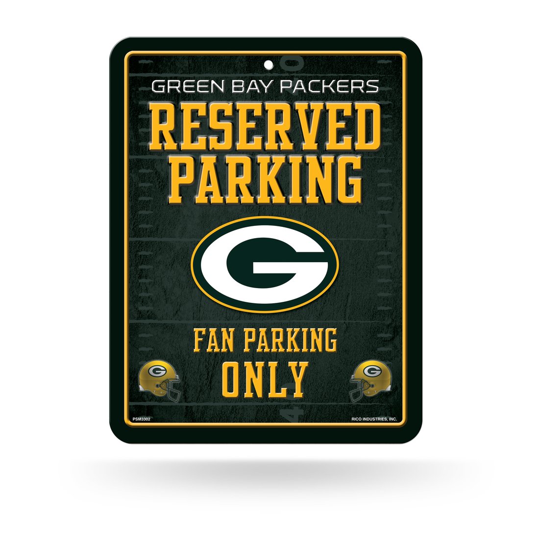 Letrero Metálico Parking Sign Packers