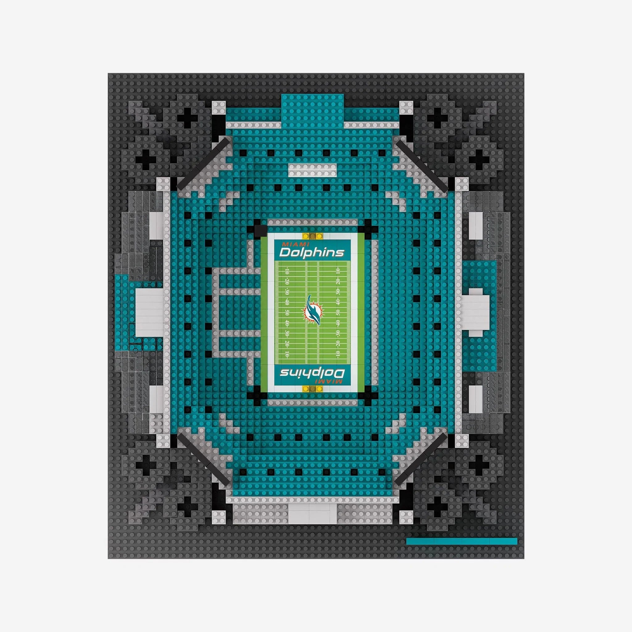 Mini Estadio 3D Brxlz Foco Dolphins