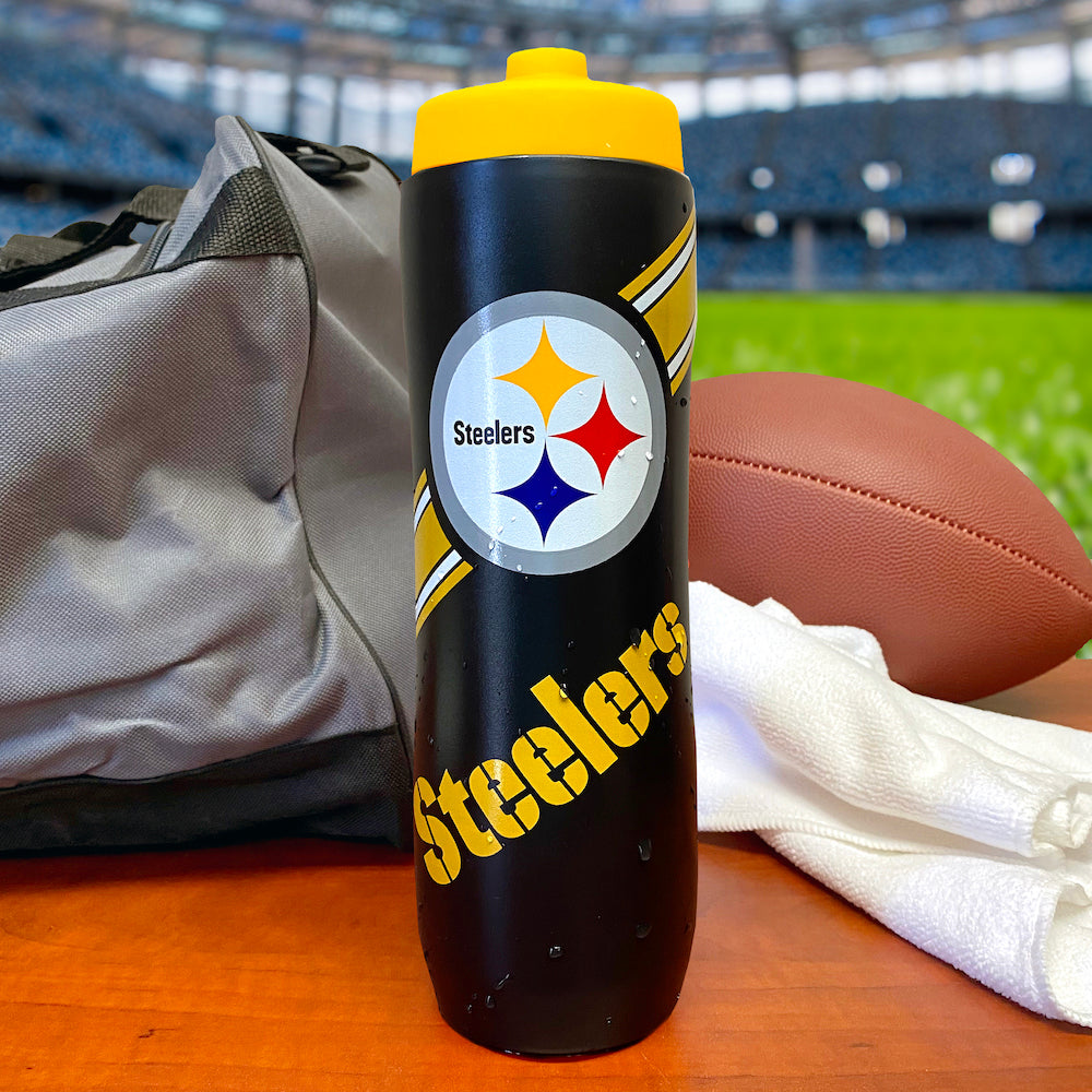 Botella Squeezy Water Bottle Steelers