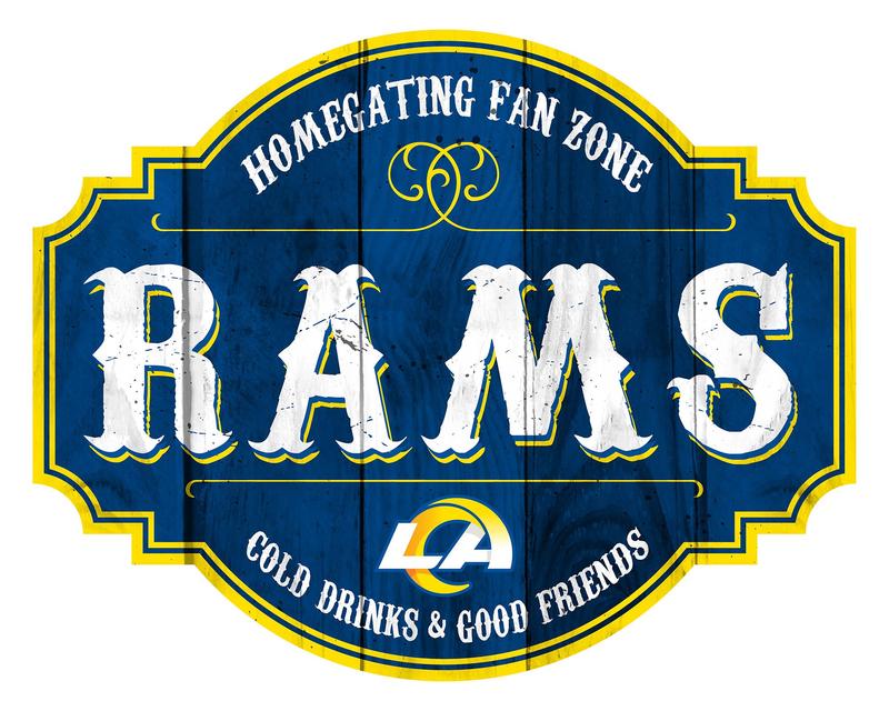 Letrero Madera Tavern Sign Rams