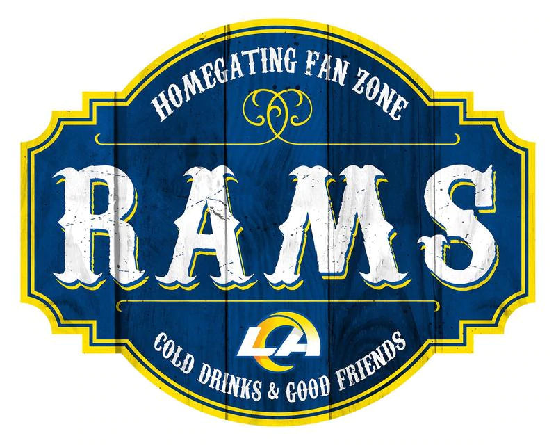 Letrero Madera Tavern Sign Rams 24 Pulgadas