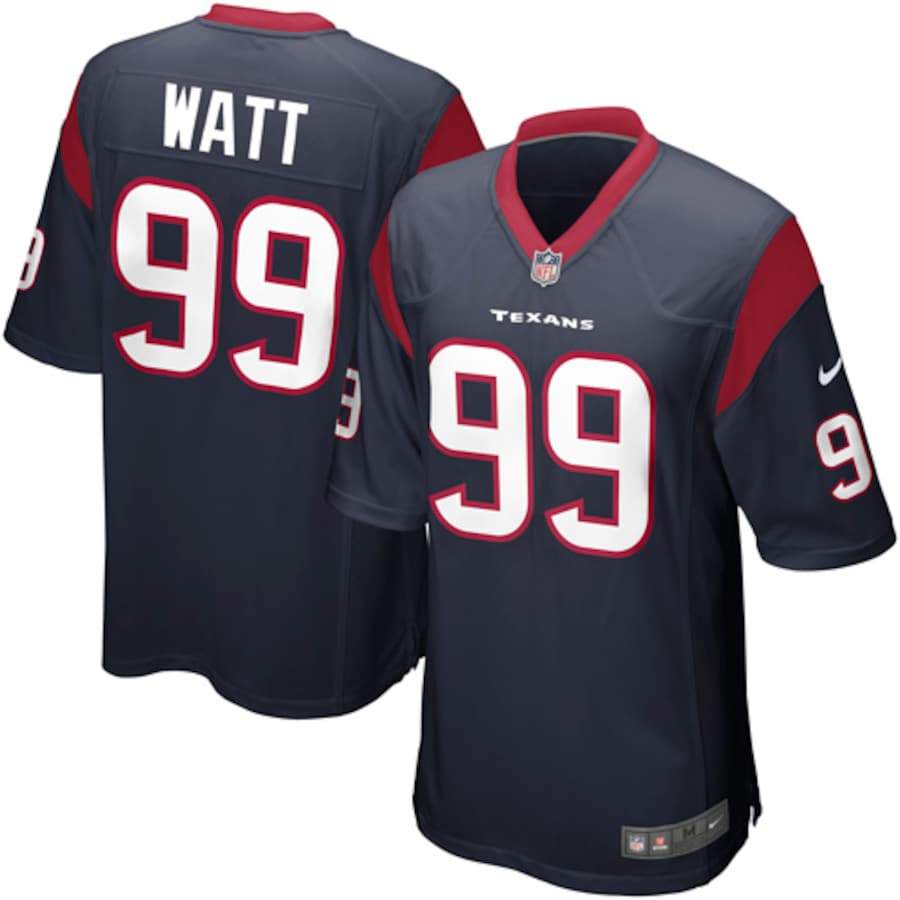 Jersey Game Texans Watt TC Adulto