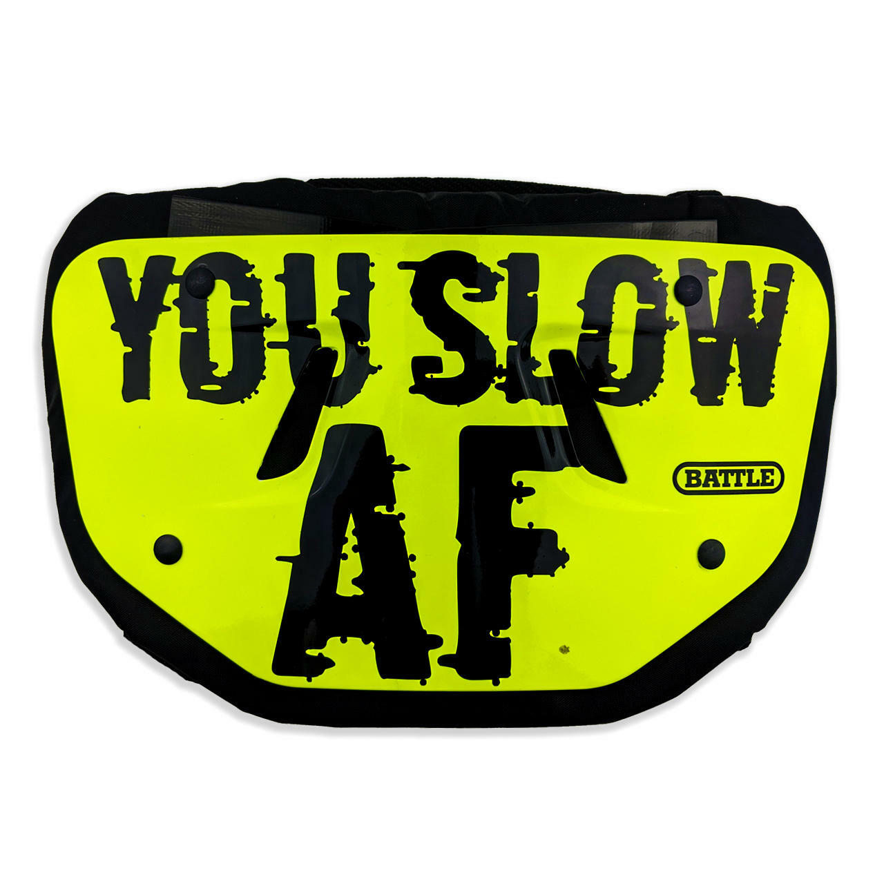 Back Plate Battle Chrome You Slow Af Adulto