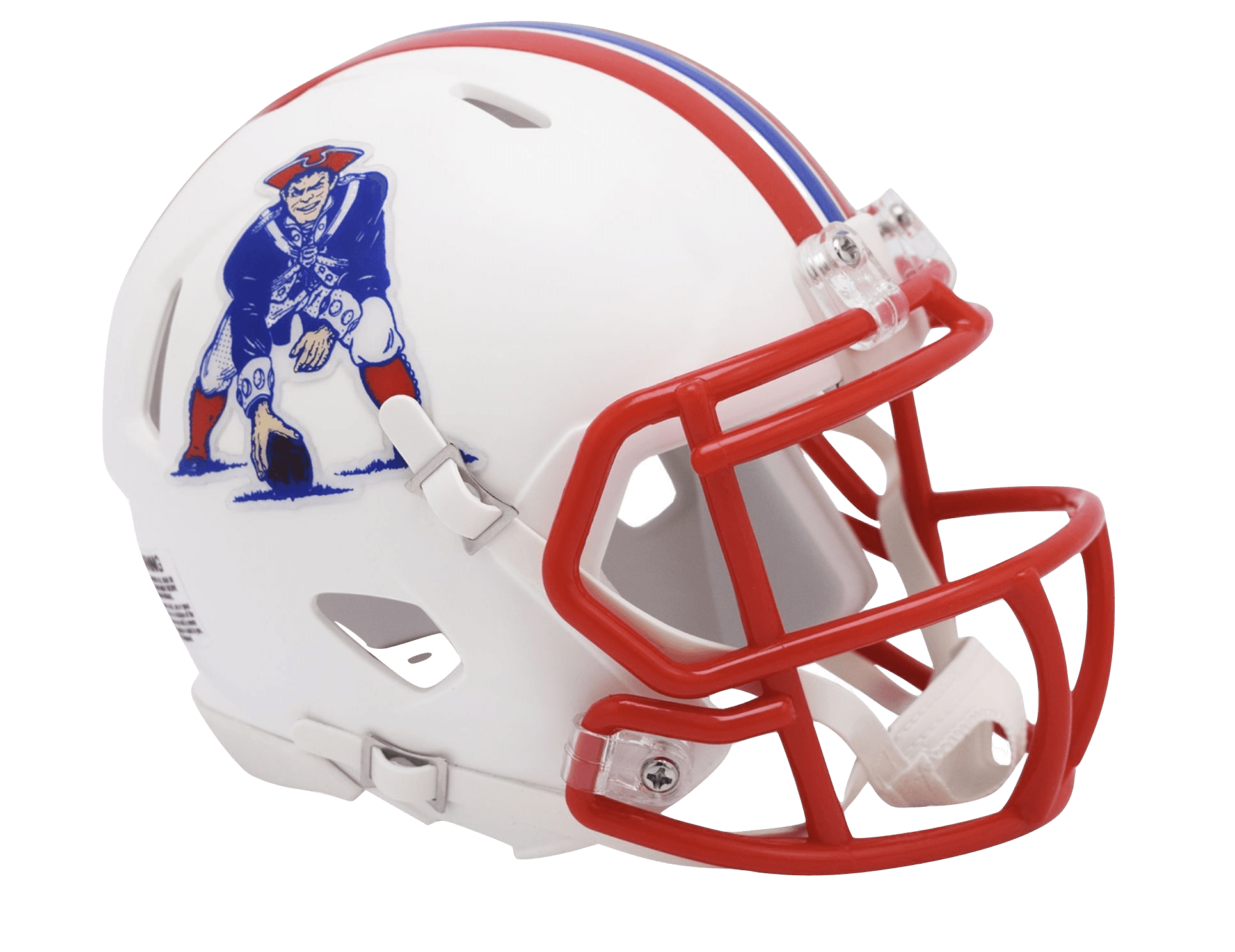 Casco Riddell Mini Speed Throw Back Patriots 90-92