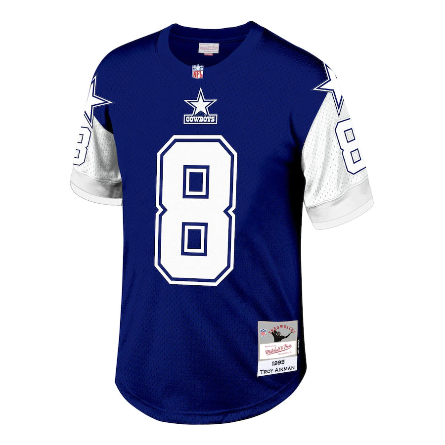 Jersey Mitchell & Ness Troy Aikman Alternativo Cowboys