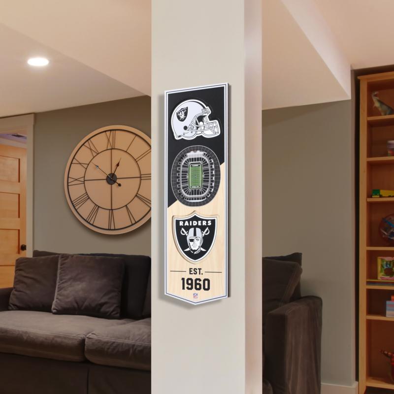Cuadro Banner 3D Stadium Raiders